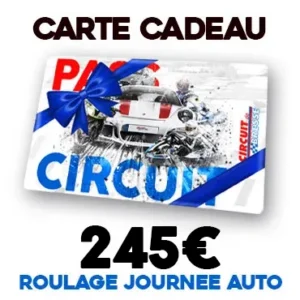 carte cadeau circuit voiture