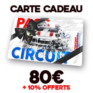 Carte cadeau Circuit de Bresse 80€ + 10% offerts