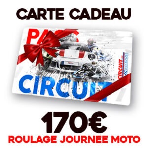 Carte cadeau Roulage Journée Moto Circuit de Bresse 170€