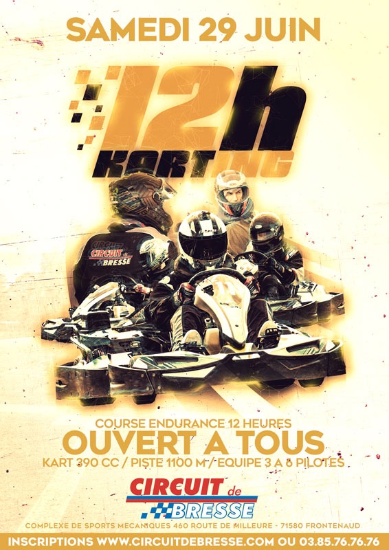 Course endurance Karting proche de Dijon