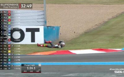 Tête la première contre un mur, de plein fouet : Razgatlioglu miraculé mais forfait à Magny-Cours