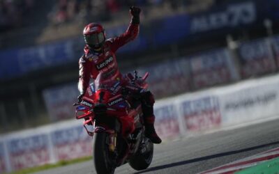 Bagnaia en pole et met la pression sur Martin, seulement 4e