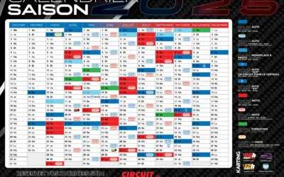 Calendrier piste 2025 : Toutes les activités du Circuit de Bresse