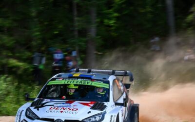 Oliver Solberg, leader surprise du rallye d’Estonie devant Tänak et Rovanperä