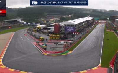 La pluie entraîne l’arrêt définitif de la course principale de F3 à Spa-Francorchamps