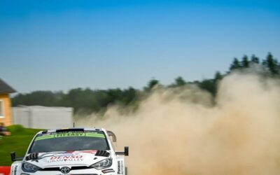 Oliver Solberg en route vers sa première victoire en WRC au rallye d’Estonie