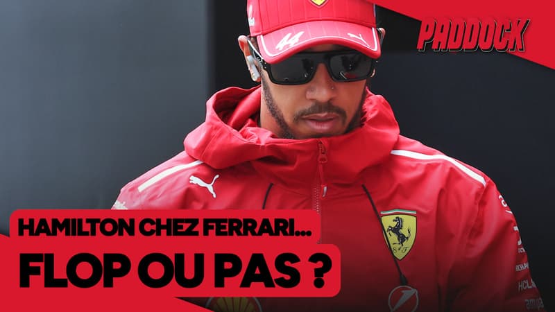 Pas de podium en 16 Grand Prix et des difficultés… Hamilton, un flop chez Ferrari ? (Paddock)