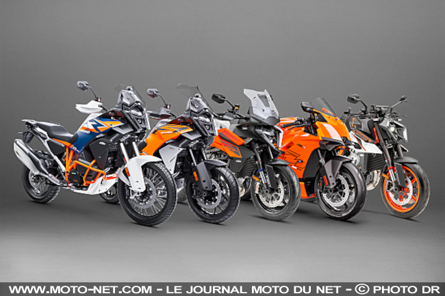 Les nouvelles motos KTM 2025 roulent vers 2026