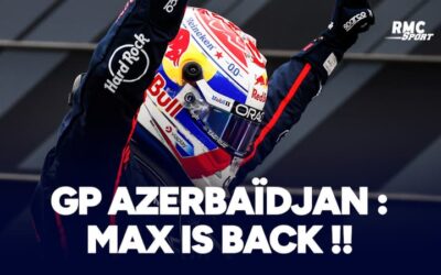 F1 : Verstappen s’impose en Azerbaïdjan, les McLaren dans le dur