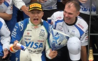 GP des Pays-Bas: quand Hadjar casse son trophée après son premier podium en Formule 1