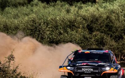 Le pilote Toyota Henk Lategan premier leader au Portugal, Sébastien Loeb sixième