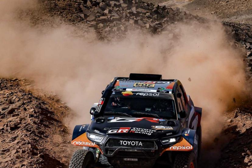 La 3e étape du Rallye du Maroc pour Henk Lategan (Toyota), Sébastien Loeb (Dacia) leader du classement général