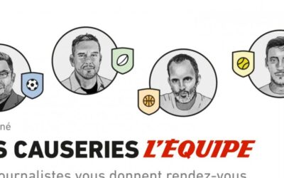 Découvrez les Causeries L’Équipe et échangez chaque semaine avec 4 journalistes