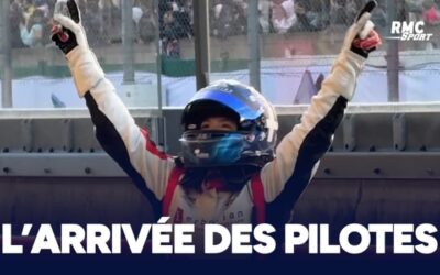GP Explorer 3 : Karchez vainqueur, les pilotes célèbrent avec le public à l’issue de la course sprint