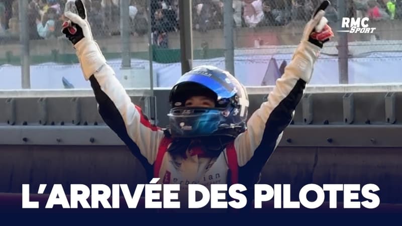 GP Explorer 3 : Karchez vainqueur, les pilotes célèbrent avec le public à l’issue de la course sprint