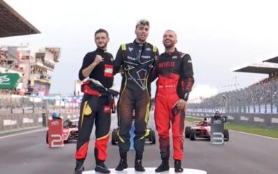 Le favori Karchez remporte la course sprint du GP Explorer 3 devant Maxime Biaggi et Squeezie