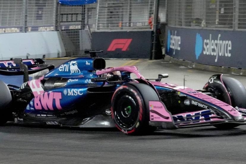 Pierre Gasly (Alpine) prendra le départ du Grand Prix de Singapour depuis la voie des stands