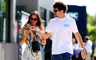 « Mon papa veut t’épouser »: la demande en mariage originale de Charles Leclerc, aidé par son chien Leo