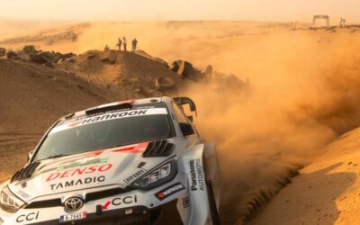 Sébastien Ogier toujours sous la pression d’Elfyn Evans à deux spéciales de la fin du Rallye d’Arabie saoudite