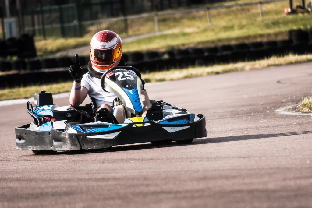 compétition de karting inter-entreprises au circuit de bresse