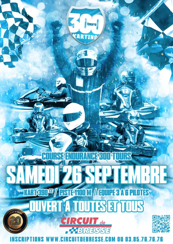 evenement karting en 2026 au circuit de bresse
