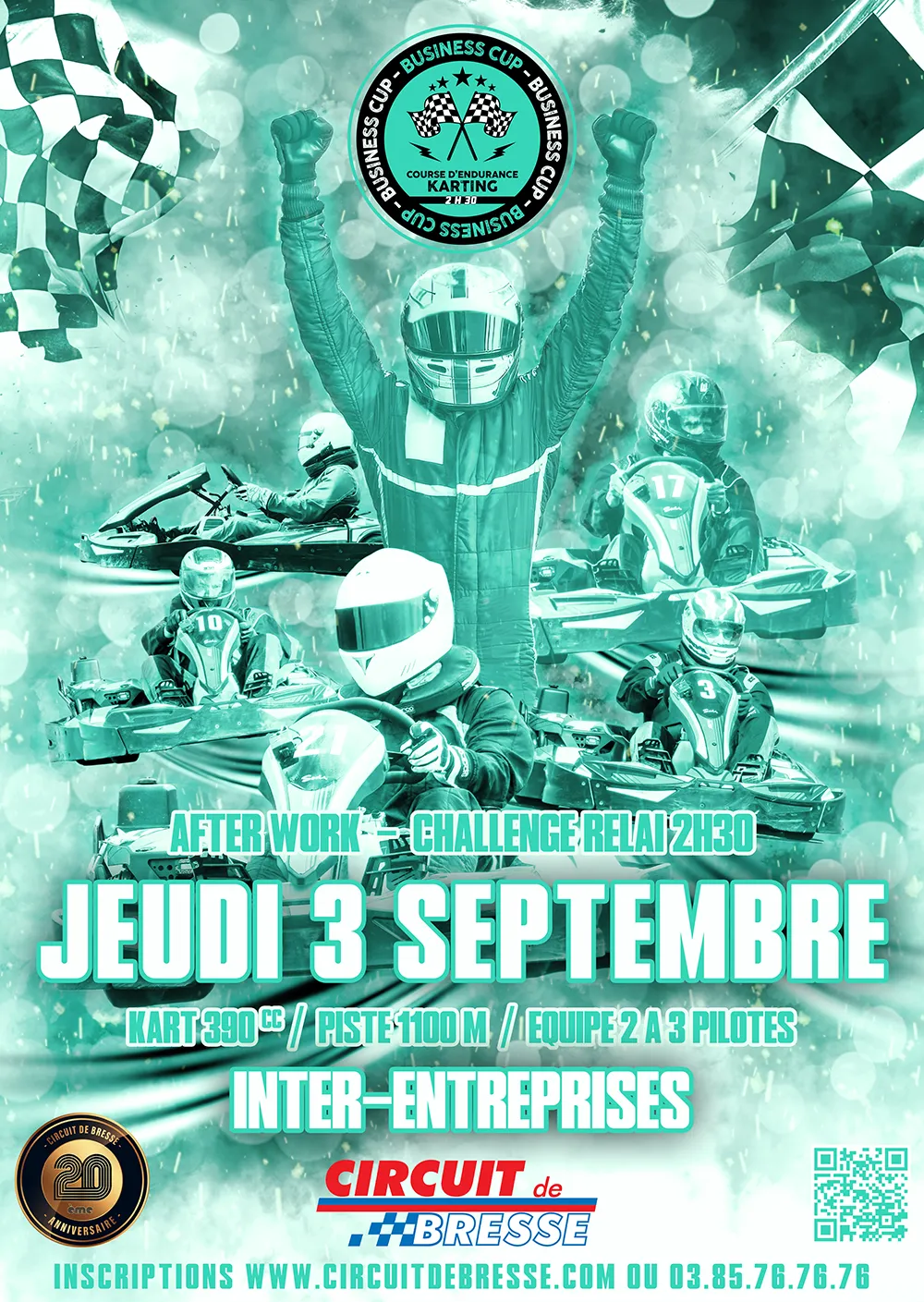 course karting inter-entreprises business cup 2026