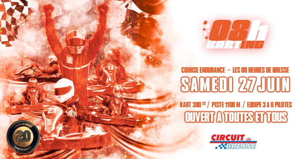 endurance karting 8 heures bresse 2026