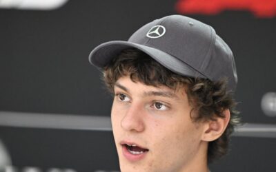 Kimi Antonelli (Mercedes) indemne après un accident de voiture