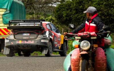 Oliver Solberg et Sébastien Ogier, qui dominaient le Rallye du Kenya, contraints à l’abandon