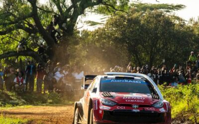 Oliver Solberg creuse l’écart dès la première spéciale du Rallye du Kenya disputée dans des conditions très pluvieuses