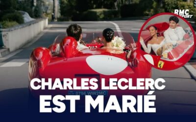Le mariage très Ferrari (et rétro) de Charles Leclerc et Alexandra Saint Mleux