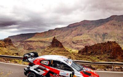 Sébastien Ogier et Oliver Solberg au coude-à-coude avant la dernière étape du Rallye des Canaries