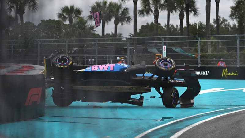 Grand Prix de Miami: “Ça ne m’est jamais arrivé de me retrouver comme ça dans une F1”, le tonneau spectaculaire de Gasly après un gros accrochage avec Lawson