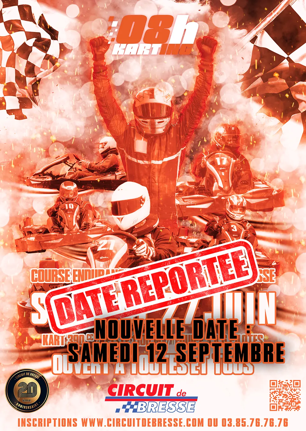course endurance karting 8 heures septembre 2026