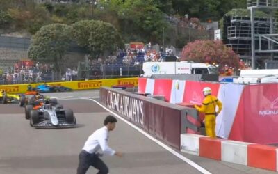Une collision avec un membre de l’organisation du GP de Monaco évitée de justesse durant la course de Formule 2