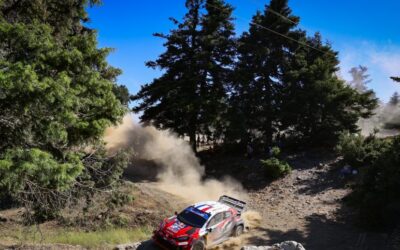 Sébastien Ogier prend la tête du Rallye Acropole, avec 1”3 d’avance sur Thierry Neuville