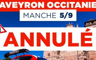 Le rallye du Rouergue, 5e épreuve du Championnat de France, est annulé